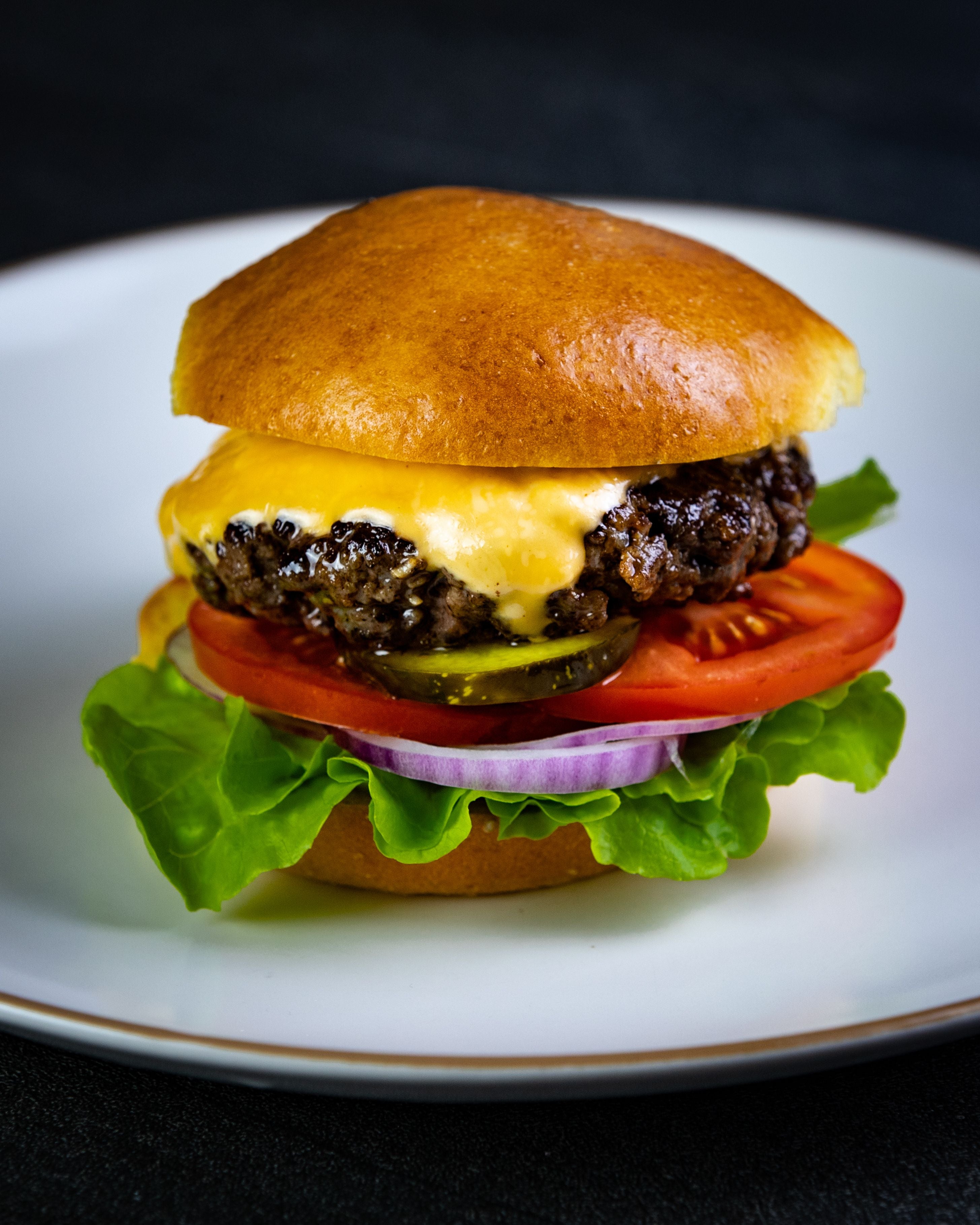 Blackmores Wagyu Beef Burger with Caramelised Onions